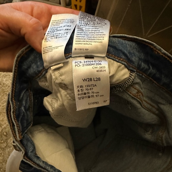 Levi’s Wedgie Straight jeans size 28 - Picture 5 of 5